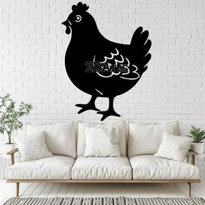 Chicken 2D Wall Art/Window Art - Digital STL & SVG File for 3D Printing or Laser Cutting