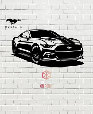 FORD MUSTANG - 2D WALL ART