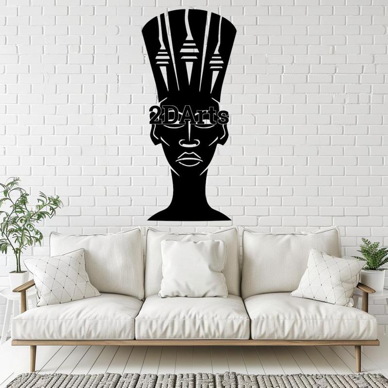 African Native 2D Wall Art/Window Art - Digital STL & SVG Files for 3D Printing and Laser Cutting