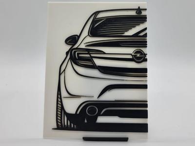 2D Wall Art Opel Insignia A OPC