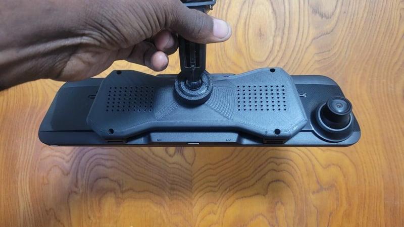 Rear View Mirror Back Plate Panel for Original mount ball with Car DVR Instead of Strap