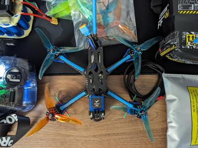 Impulserc Apex 5 / clone - arm protection , vtx antenna , gps , gopro , jhe42b / buzzer 