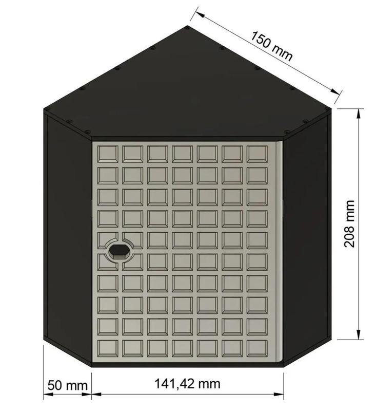 Locker Esquinero para oficina