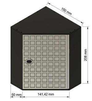 Locker Esquinero para oficina