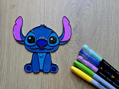 Stitch Cute Kawaii DIY Coloring Creative Activity