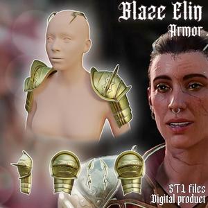 Fantasy Blaze Elin Armor Bladurs Gate 3