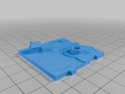 The Wells Fan Expansion for Rifraf 3D Carcassonne