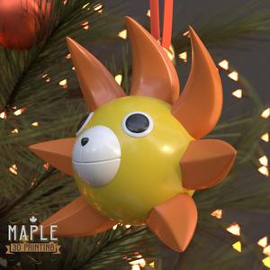 Thousand Sunny Ornament - Support Free - One Piece