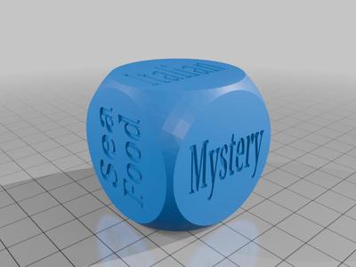 Food/ Meal Dice