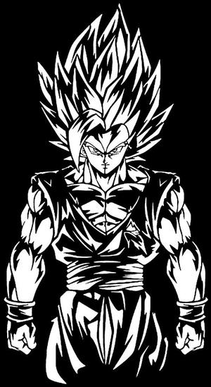 Gohan stencil 2