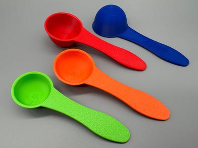 Measuring spoons, coffee spoons 15ml, 20ml, 30ml, 40ml