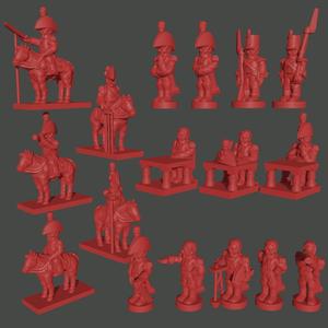 6-15mm British HQ/Command Set (1807-12) NAP-GB-7