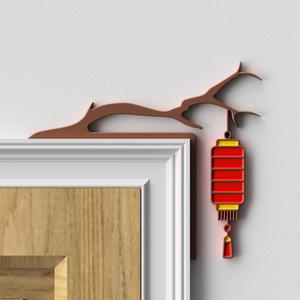 Chinese Lantern Door Topper