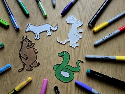 Gruffalo Kids Cartoon DIY Coloring Craft