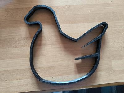 Easter dove shaped cookie cutter