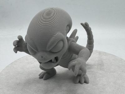 Cute Chibi Xenomorph Alien Monster