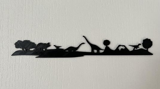 Jurassic Scene Wall Art