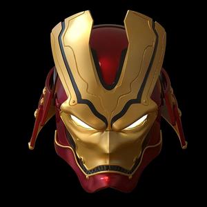Sengoku Iron Man Helmet 3D Printer File STL
