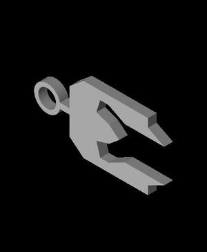 Low Poly - Magneto earing or chain