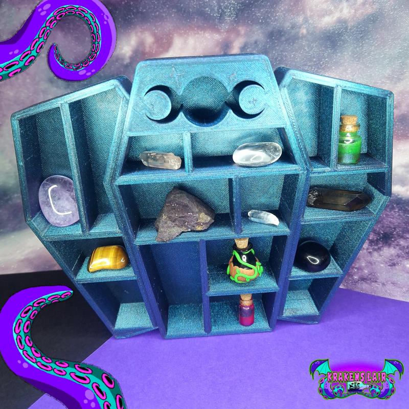 Triple Coffin Shelf