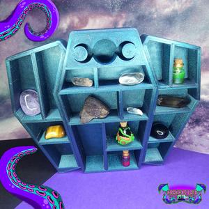 Triple Coffin Shelf