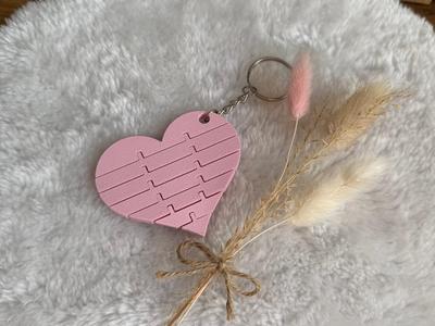 Flexi Heart Keychain