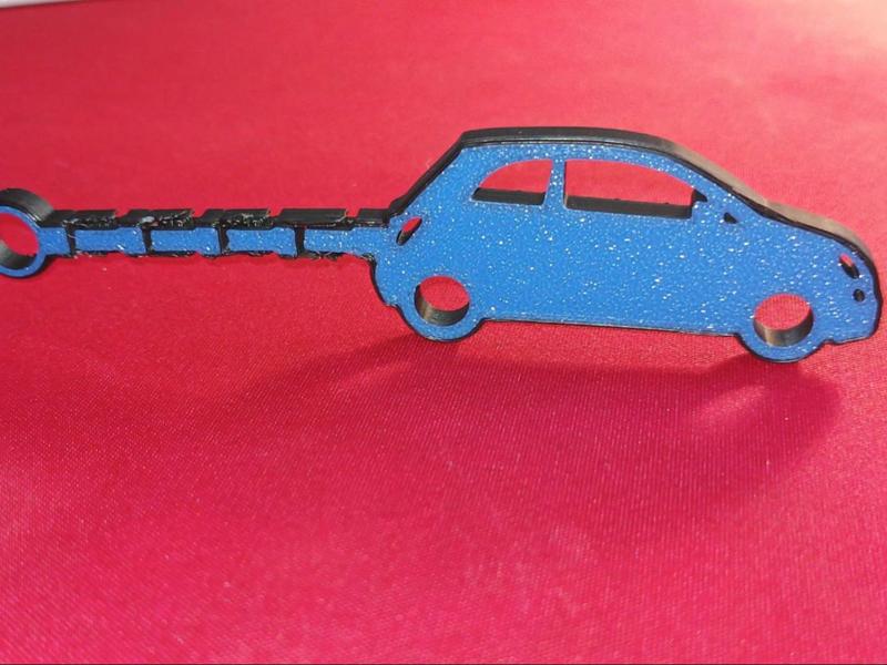 FIAT 500 Keychain