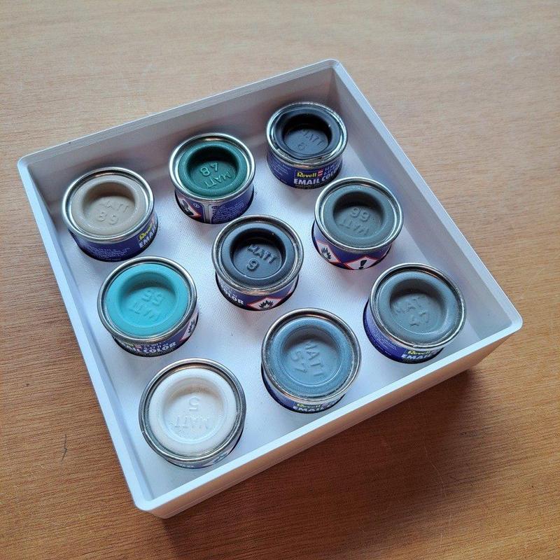 Gridfinity Revell Paint Holder Stackable