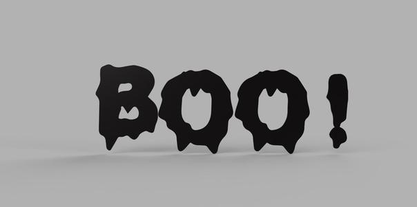 BOO! Wall Decoration