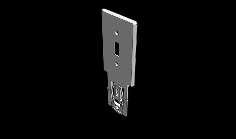 B11 - Single-Gang Single-Sided Toggle Switch Style WallPlateMate