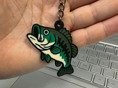 Largemouth Bass Keychain