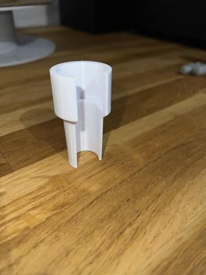 Shower head adapter from 22 mm to 23.5 mm