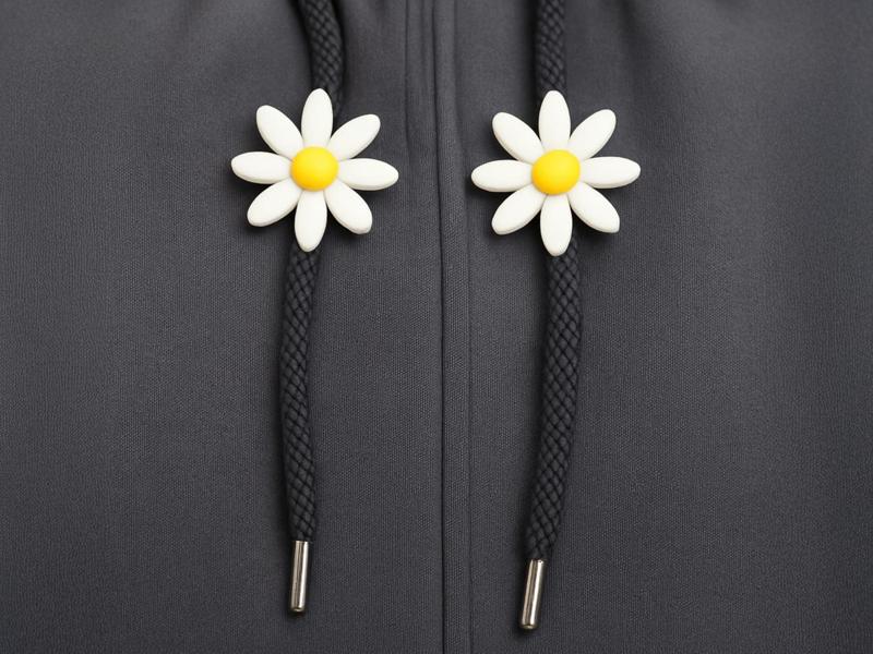 Daisy Hoodie Drawstring Bead