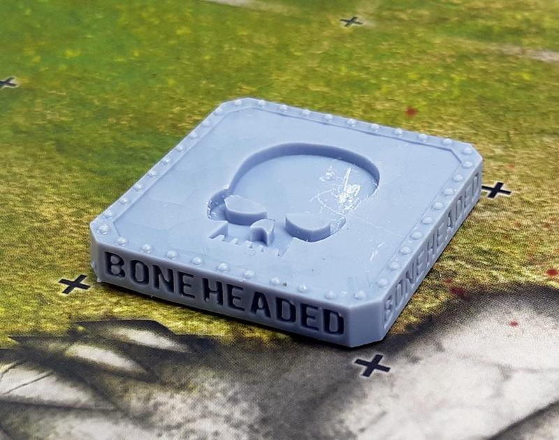 Bone Headed Blood Bowl Status Tile Token