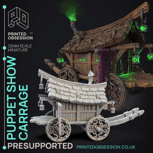 Caravan - Puppet Master's Show - PRESUPPORTED  - 32mm scale