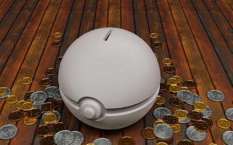 Catcher ball money box