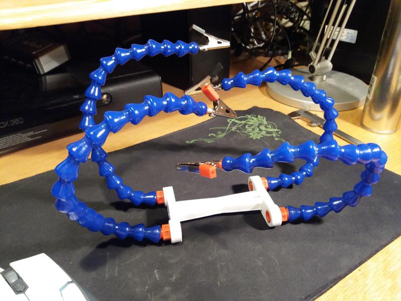 My AWESOME collapsable and modular third hand
