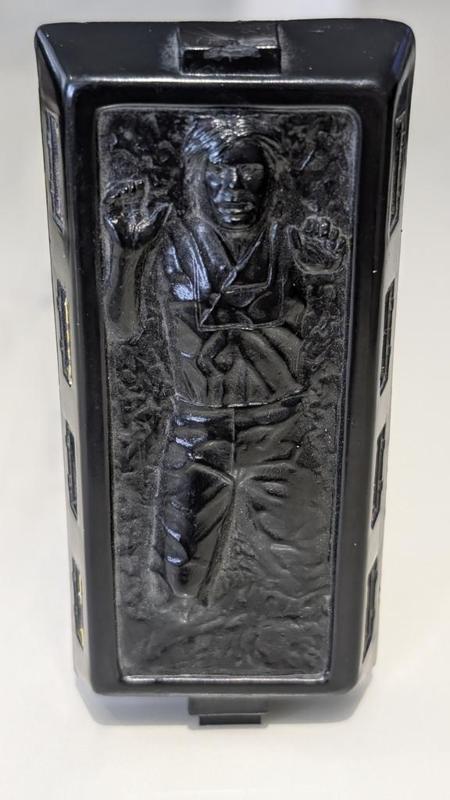 Vintage Star Wars Slave 1 Han Solo Carbonite Display Stand