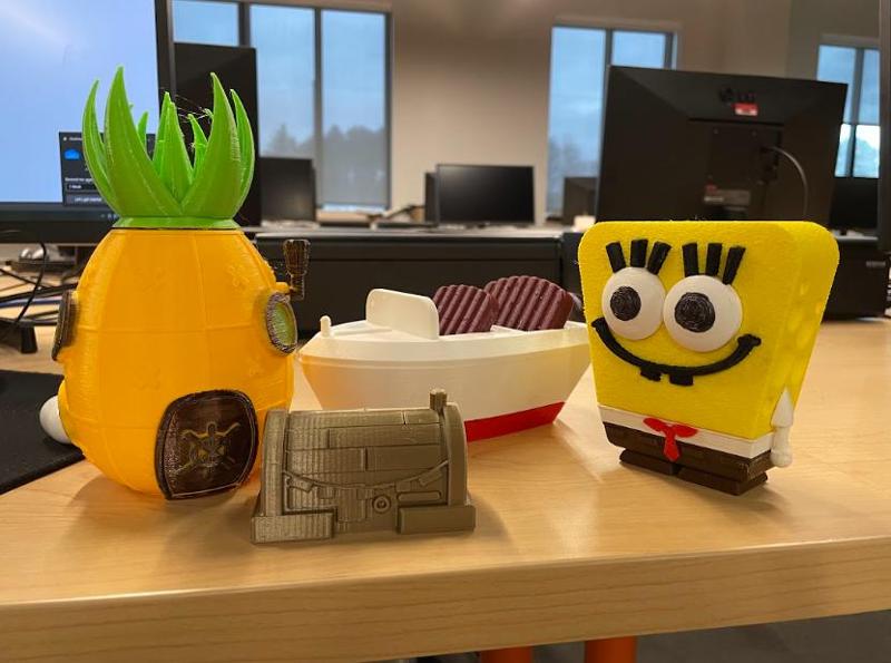Spongebob-Themed School Supply Set