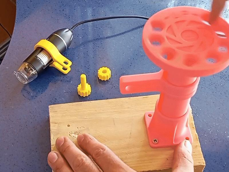 adjustable linear tube guide plus camera holder