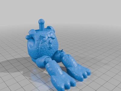 Sitting Withered Golden Freddy Body