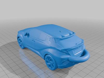 3D Toyota CHR keychain