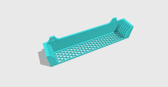 Build Plate Holder / Sheet Holder Bambu Lab P1P / X1 5 Slots for Ikea Platsa Cabinet