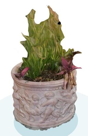 Baby Angel Flour Pot *ReMake contest entry*