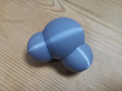 Water molecule demo model for your chemistry class (could be disassembled)
