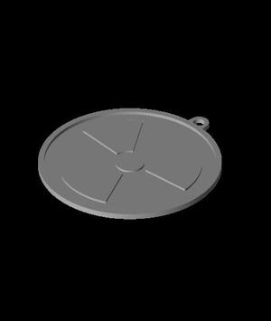 Fallout Symbol Christmas Ornament v2