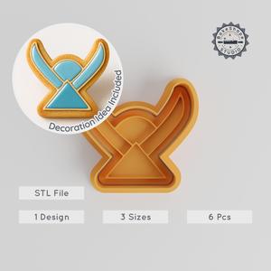Uttaraashadha Nakshatra Cookie Cutter & Stamp Set, Vedic Astrology Design, S/M/L Sizes, Perfect for Fondant, Lunar Mansion Theme PRODUCT_1086