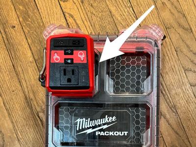Milwaukee "TOP-OFF" Inverter mount for Packout Box