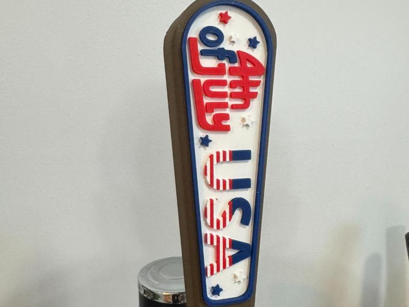 4th of July Keg Handle Insert
