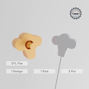 Broccoli Cake Pop Mold, Healthy Vegetable Design, 2-Piece Set for 3D Printing PRODUCT_1191